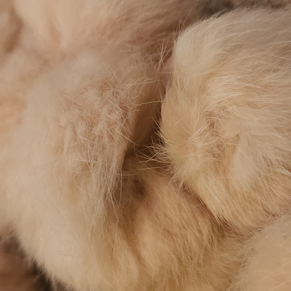 SCARF CREAM RABBIT - Picture 2 of 5